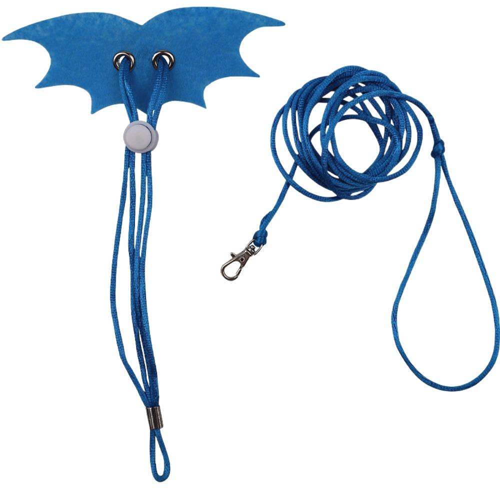 Adjustable Traction Rope Solid Color Pet Chest Strap Cute Little Rabbit Rope  Or Small Reptiles