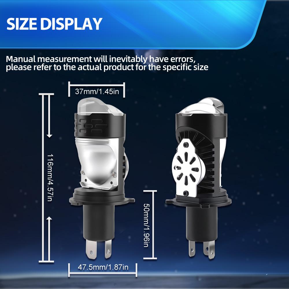 H4 LED Projector Lens Car Headlight Canbus 20000LM 150W Car LED Lights Bulbs 3570 CSP Turbo Lights Car Motorcycle Lights