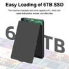 Carcasa HDD USB 3.0 de 2,5 pulgadas SATA SSD Estuche para disco duro Velocidad de transferencia de 5 Gbps Carcasa externa móvil Cajas para disco duro para ordenador portátil