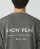 Snow Peak Garment Dyed Short and XL L/S T-Shirt TS-25AU012, Sleeve, Men's Women's, Charcoal,