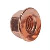 50pcs Copper Exhaust Nuts M8 SW13 Copper-plated Head Stud Lock Nuts Copper Bolt Screw Bolt Screw Turbo Exhaust Stud Hex