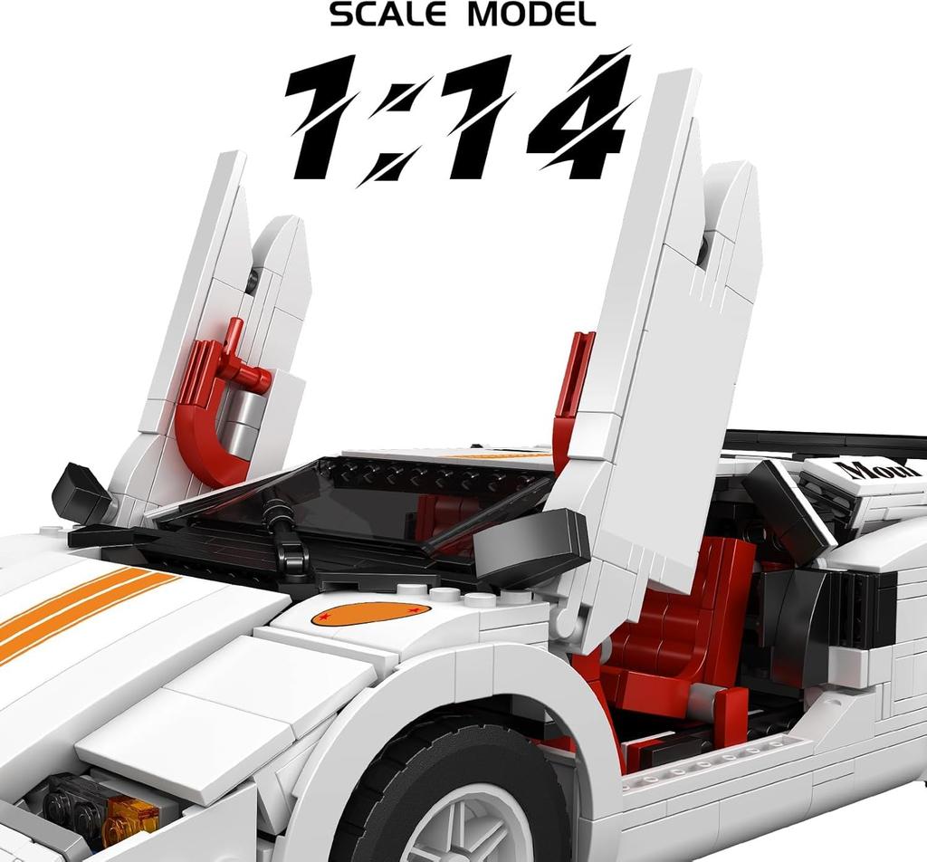 Mold King 10045 Technik Super Car Bausteine, 1349 Teile für Erwachsene und Jugendliche, Sportwagen-Modell, Spielzeug-Bausteine-Bausatz für Kinder ab 14 Jahren