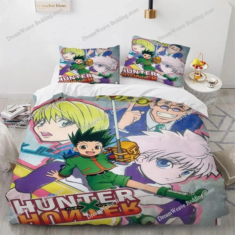 3D Print Duvet Cover Hunter×Hunter Pattern Quilt Covers For Children Single Twin Queen King Bedding Set Home Textile Luxury Gift