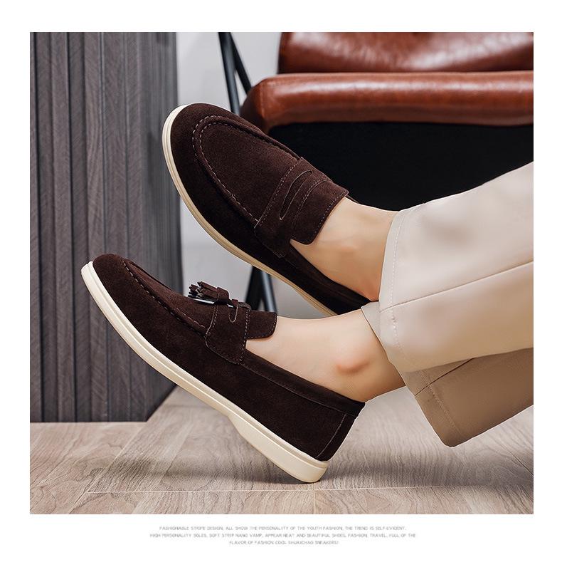 Plus Size Women's 2025 Casual Low-Top Moccasins and Men's Cross-Border Loafers