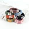 5PCS/Set Cute Colorful Thick Hair Bands Daisy Elastic Girls Rubber Band Headwear Hair Accessories Scrunchies Women Holder Gifts