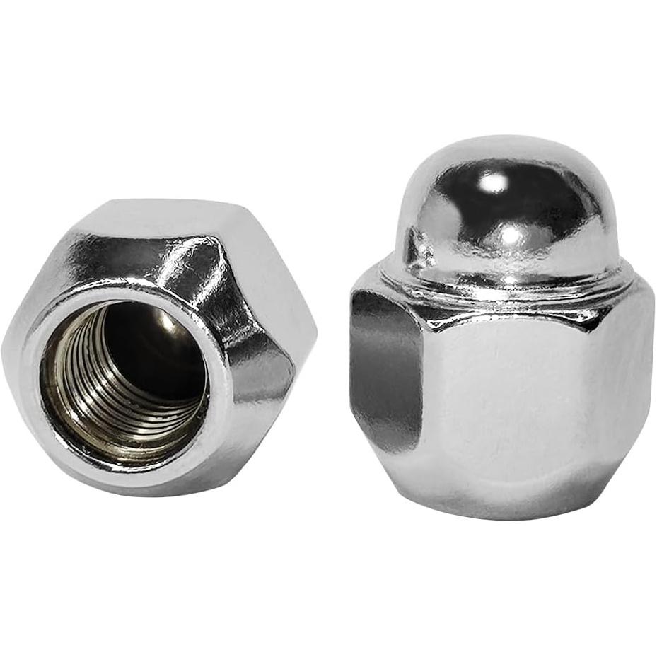 4PCS M12X1.5 Wheel Lug Stud Nut Set Compatible With Hyundai Sonata Elantra GT Tucson Genesis Santa Fe Sorento Accent Kia Forte Optima Magentis Rio