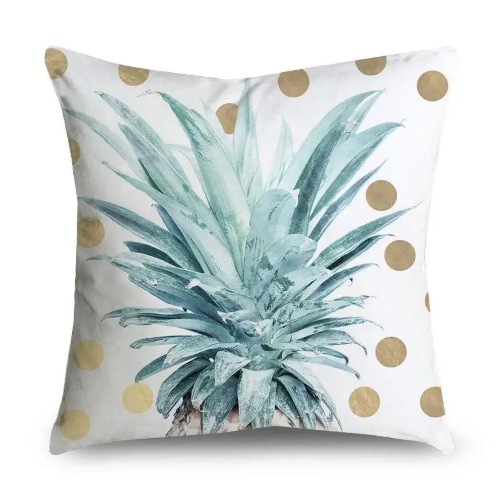 Nordic Pineapple Polyester Pillowcase    Bohemian Home Soft Decorative Cushion Cover Sofa Chair Pillowcase