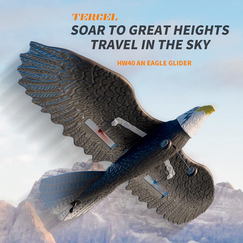

RC Plane 2.4G 420MM Wingspan Eagle Airplane EPP Foam Aircraft Planer Пульт дистанційного керування Літак Планер для хлопчиків Іграшки