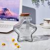Creative Glass Bottle with Sand, Shells, Lucky Stars, Paper Cranes, and Rainbow Pentagrams