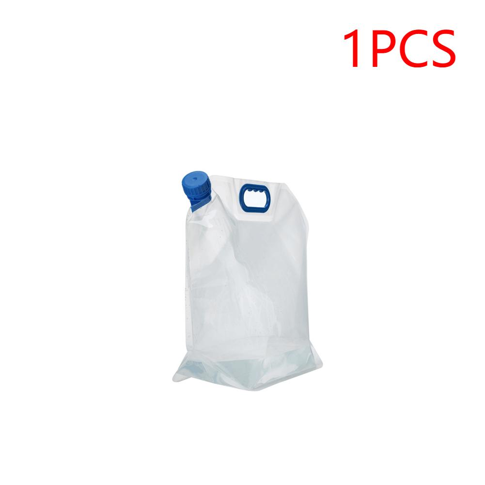 1-4Pcs 15L Outdoor Camping Travel Folding Bucket Camper Tourism Large Water Storage Container Foldable Water Bags Water Canister