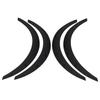 4pcs Car SUV Universal Mudguards Flares Arches Wheel Eyebrow Protector