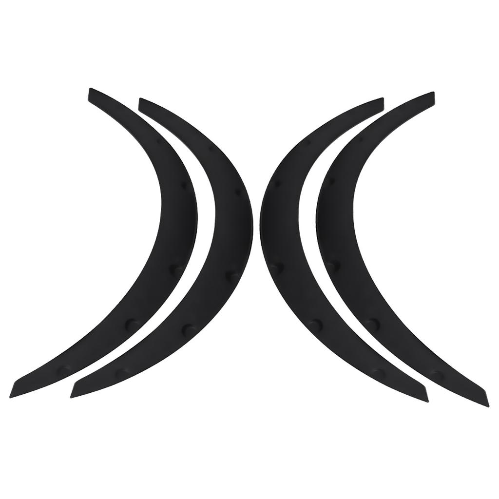 4pcs Car SUV Universal Mudguards Flares Arches Wheel Eyebrow Protector