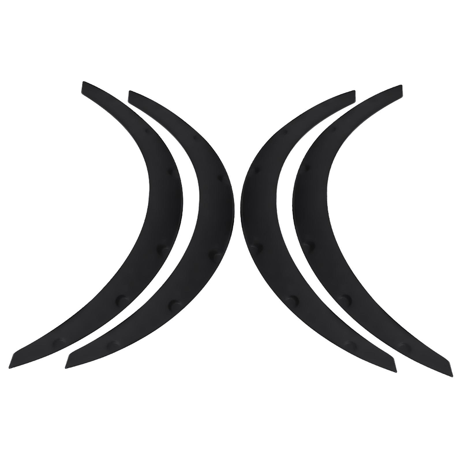 

4 шт. Универсальные брызговики для автомобиля, внедорожника, расширители арок, защита колесной арки белый