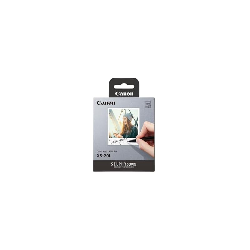 Canon SELPHY SQUARE QX10/QX20 Farbtinten-/Etiketten-Set XS-20L