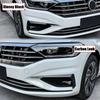 Fog Lamp Light Cover Trim Sticker Front  Bumper Side Vent Splitter Canards For Volkswagen VW Jetta MK7 - Car Accessories