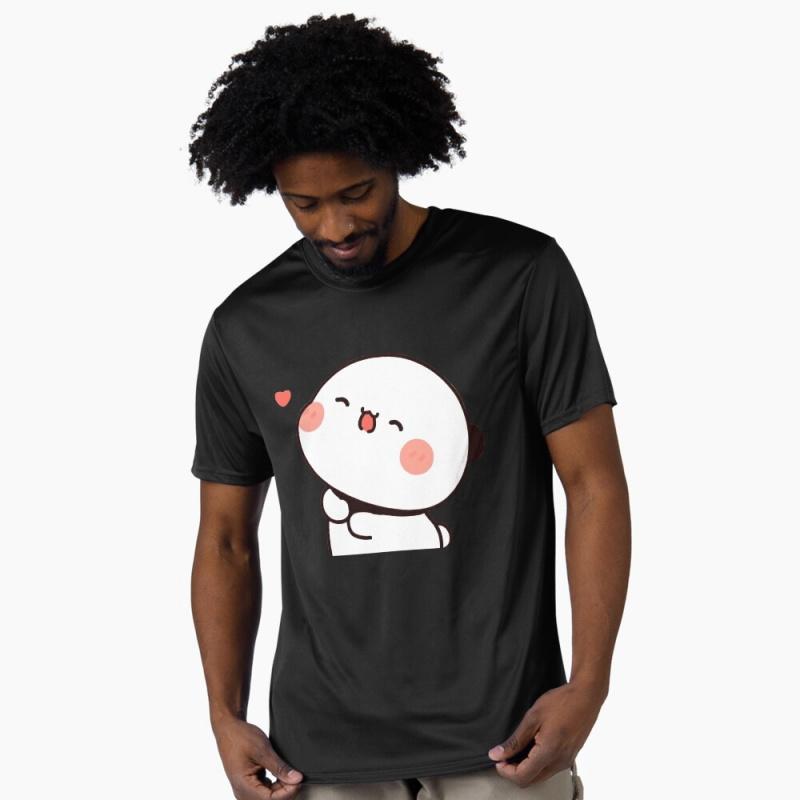 Bubus having a good day Gift t shirt kawaii Panda Bear Cartoon Graphic tee Cute Y2K Clothes 100 cotton All size Tee S6XL S