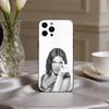 Beautiful K-Kendall J-Jenner Model Phone Case For iPhone 17pro,16,15,14,13,12,11 Plus,Pro Max,XS,Soft Silicone Black Cover