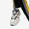 Fila Rayflide Textile, Synthetic Leather Cushioning Lightweight Low Top Casual Shoes Men's White Space Blue F12M242121FCO
