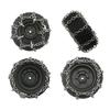 Metal Snow Chain for 1:12 MN82 TRAX4 Remote Control Crawlers Vehicle Upgraded Tire Chain Great Grip for All Terrain