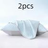 2PCS Summer Ice Cooling Pillowcase Bedding for Nights Washable Durable 67X45cm Sleep Aid Friendly (No Pillow)