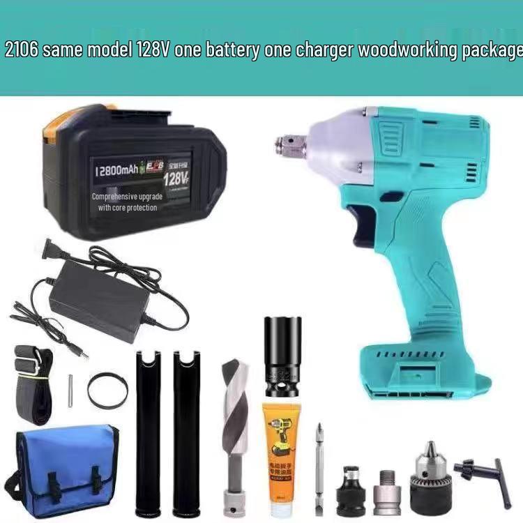 Bürstenlose elektrische Schraubenschlüssel für die Holzbearbeitung: Hohes Drehmoment Schlagbohrwerkzeug, Nur Gerät