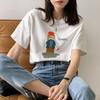 Cotton Short-sleeved T-shirt Women's Loose Original Style New Letter Printing Student T-shirt Ins Women's Fashion
