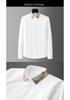 Men's High-End Silver Thread Embroidered Sequin Long-Sleeve Shirt