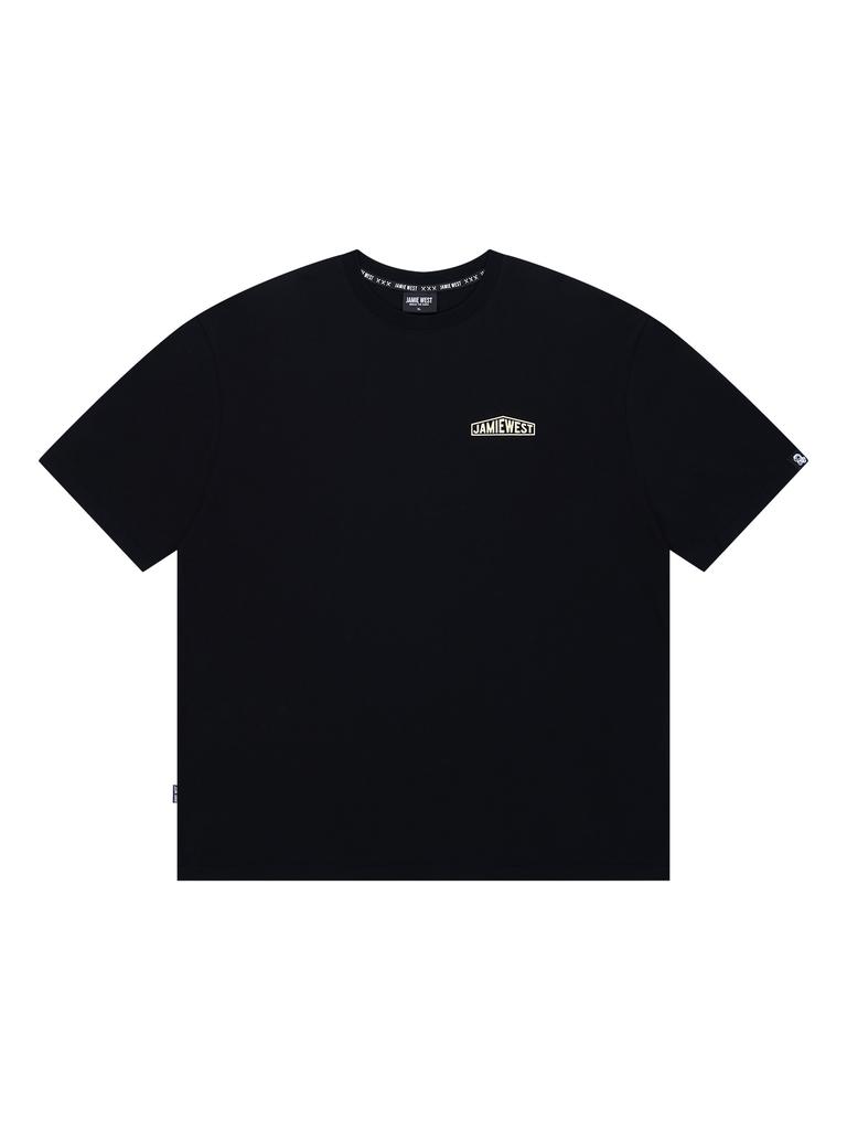 Jeimiweseuteu A&G Lettering T-Shirt (Black)