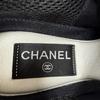 Great CHANEL Low Cut Sneakers COCO Mark Lace-up Leather Black Women 36 G46609 Used