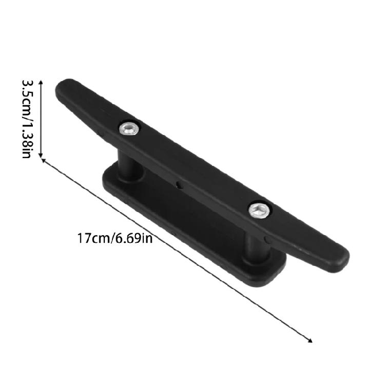 2Pcs Deck Kayak Rope Rack Kayak Rope Frame Cleat Hardware Nylon Boats Kayak Canoes Cleat Fixed Stand Easily to Install