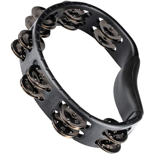 MEINL Percussion Headliner Series Handheld ABS Tambourine HTMT1BK