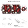 45x300CM Rose Skull Art Wall Decor Wall Stickers Pvc Self Adhesive Bathroom Kitchen Cupboard Backsplash Decor Decals
