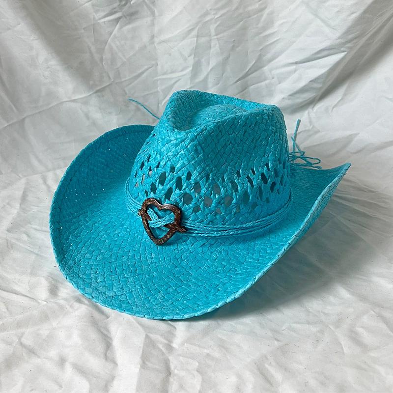 Cowgirl Hats for Women Straw Cowboy Hat Western Beach Sun Hat with Shapeable Brim for Coastal Cowgirl men hats
