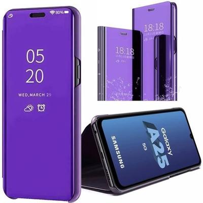 Etui ochronne - Proshop - dla Samsunga Galaxy A25 5G - Wstrząsoodporne - Klapka - Fioletowe