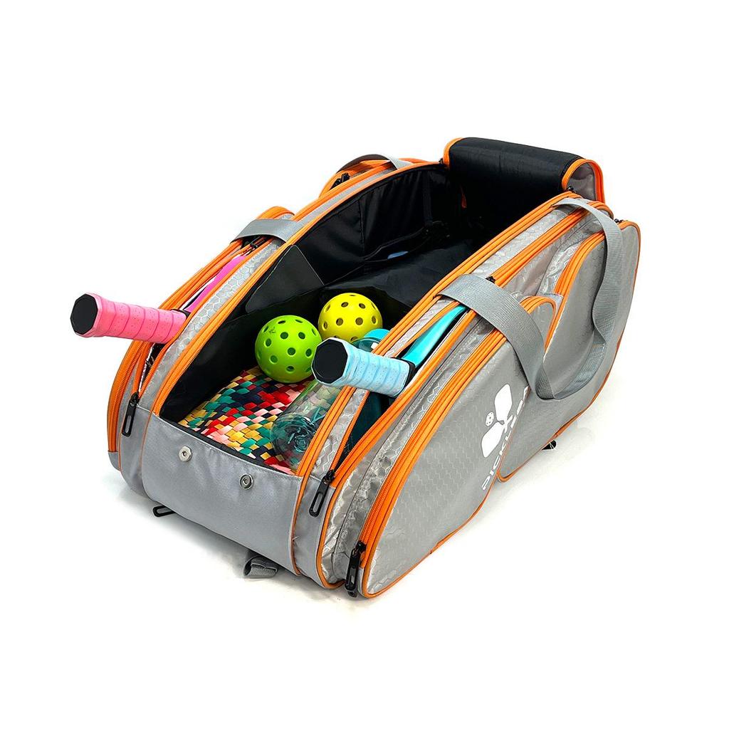 2025 Portable Sports Bag for Badminton, Tennis & Pickleball - Fits 2 Rackets, Handheld, Large-Capacity, Down Cotton