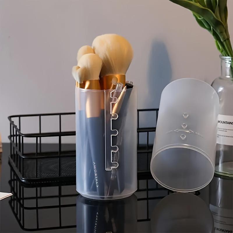 1pc Adjustable Pen Holder Versatile Desk Organizer Pens Pencils Markers Erasers Plastic Compact Space-Saving Office Home School