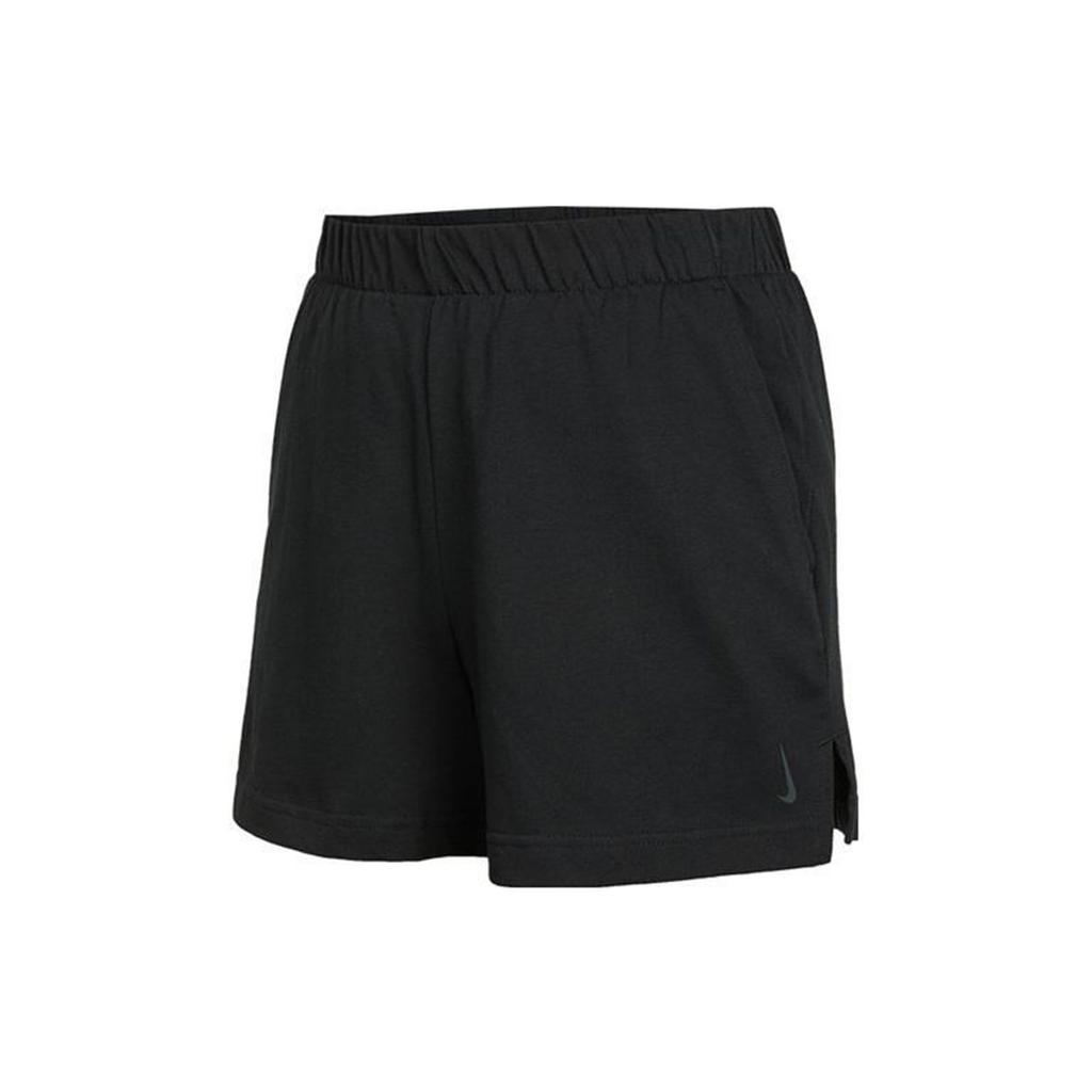 Nike Yoga Knit Training Shorts Women Bottoms Black DA1032-010