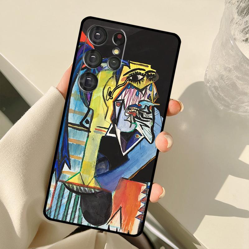 Painting Picasso Abstract Art Case For Samsung Galaxy S25 Ultra S21 S22 S23 S24 Ultra S9 S10 Plus S20 FE S25 FE Back Cover