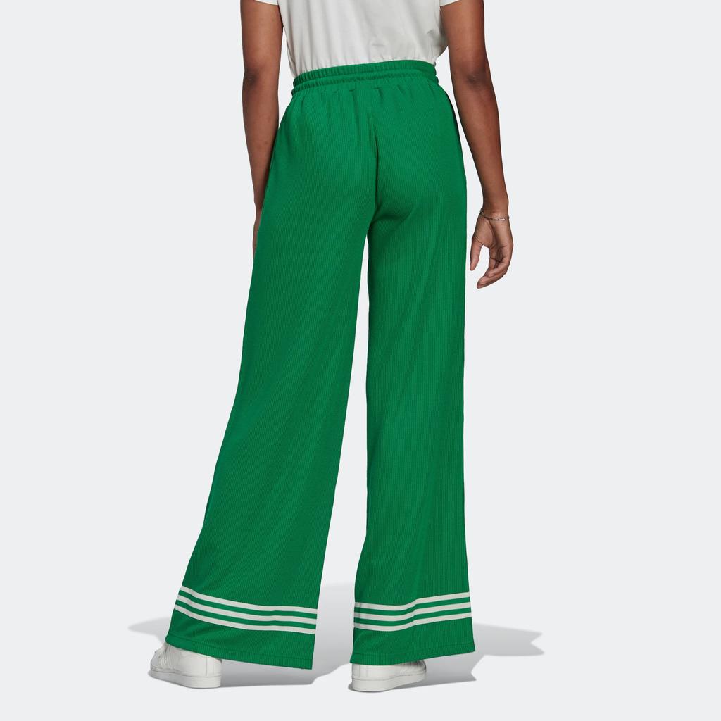 (WMNS) adidas Adicolor 70-talsstickade vida byxor Asiatisk storlek 'Grön Vit' Dam IB2045