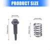 2025 New Complete Exhaust Manifold Bolt & Nut Set Exhaust Studs & Spring for Walker 35129