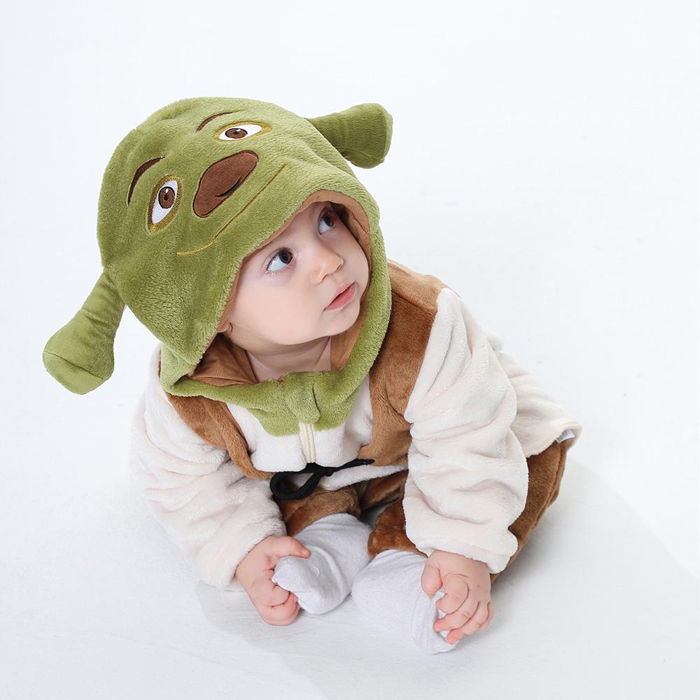 Monster Cosplay Clothes Romper Onesie Boy Girl Jumpsuit Anime Ropa Winter Warm Outfit Halloween Costume