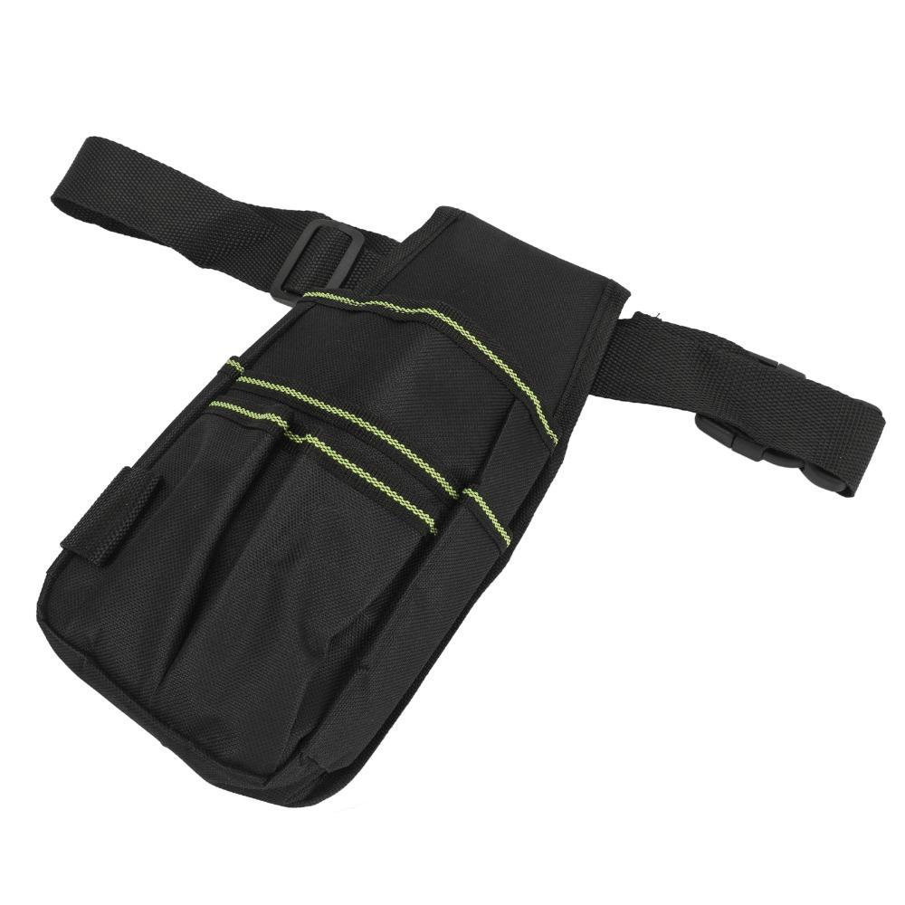 Oxford Cloth Tool Waist Apron Waterproof Adjustable Tool Belt Pouch Multiple Pockets Large Capacity Utility Pouch Carpenter