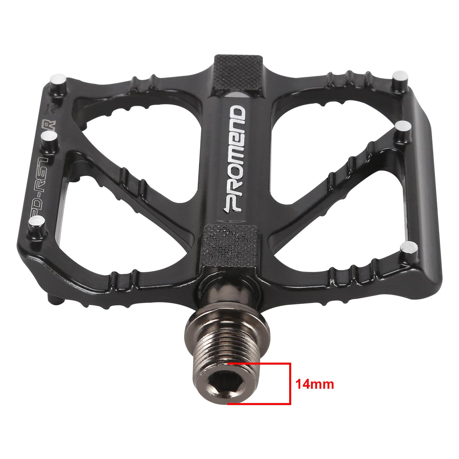 Pédales Plates Promend R77 – Ultra-légères, 3 Roulements, Alu, VTT Et Route