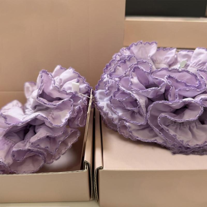 Soft Fabric Hair Accessory Soft Elastic Hair Band Pleats Scrunchie Hair Decoration For Daily Wear And Special Occasion