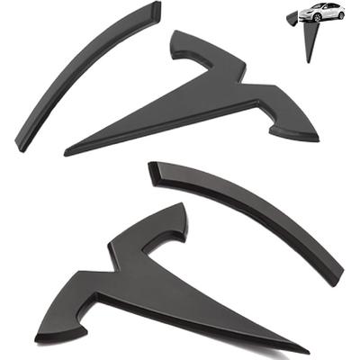 Emblem Cover Compatible With Model Y 2024 Accessories 3 PCS