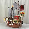 Pirate Ship Building Blocks Military Affairs Model Ornament Creative Assembly Puzzle Toy Gift
