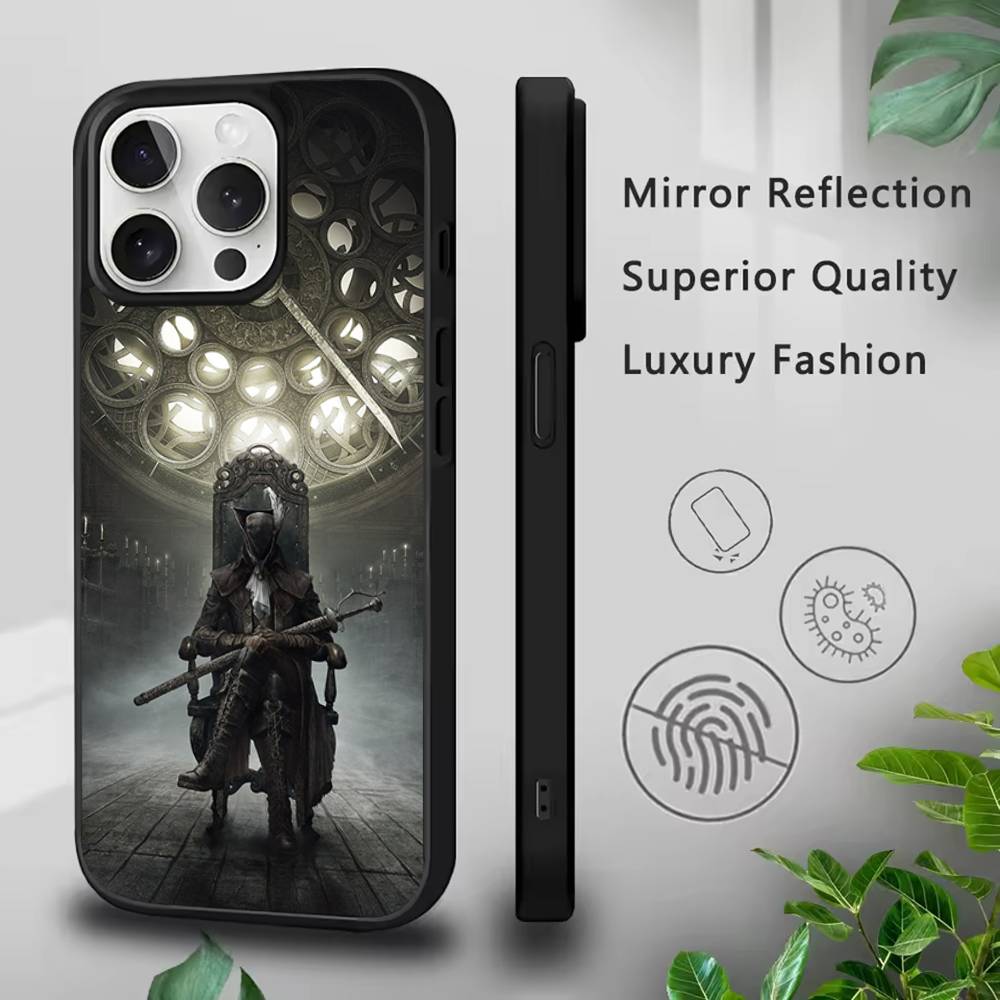 Game B-BloodborneS Phone Case For iPhone 17,16,15,14,13,12,11,Pro,Max,Plus,Mini,SE4,E Magnetic Magsafe Wireless Charging