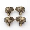 4 PZ Elefante Antico Vintage Bronzo Scatola Gioielli Scatola di Legno Decorativa Piedi di Protezione Gamba Materiale Plastico Decorazione