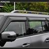 For JETOUR T2 Shanhai T2 2024-2026 Rain and Sunshine Shield Car Windows Black Rainbrow Automobile Modification Supplies