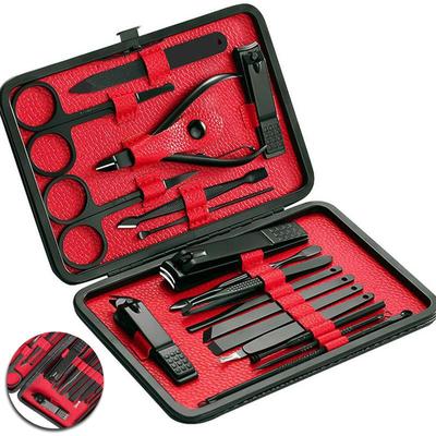 Tagliaunghie in acciaio inossidabile Tagliaunghie Trimmer Pick per orecchie Kit per manicure Pedicure Strumenti per unghie dei piedi